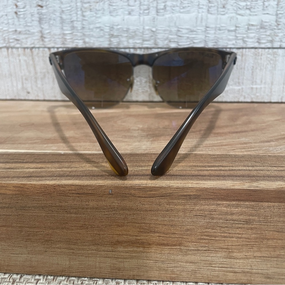 RAY BAN Clubmaster RB4175 Matte Havana Oversized Square Oval Sunglass 57-16-145 - Picture 11 of 16